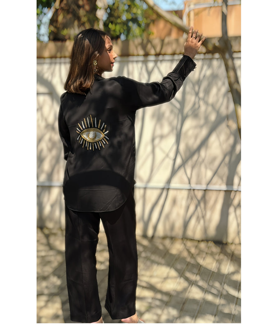 Evil eye Black Co-ord set